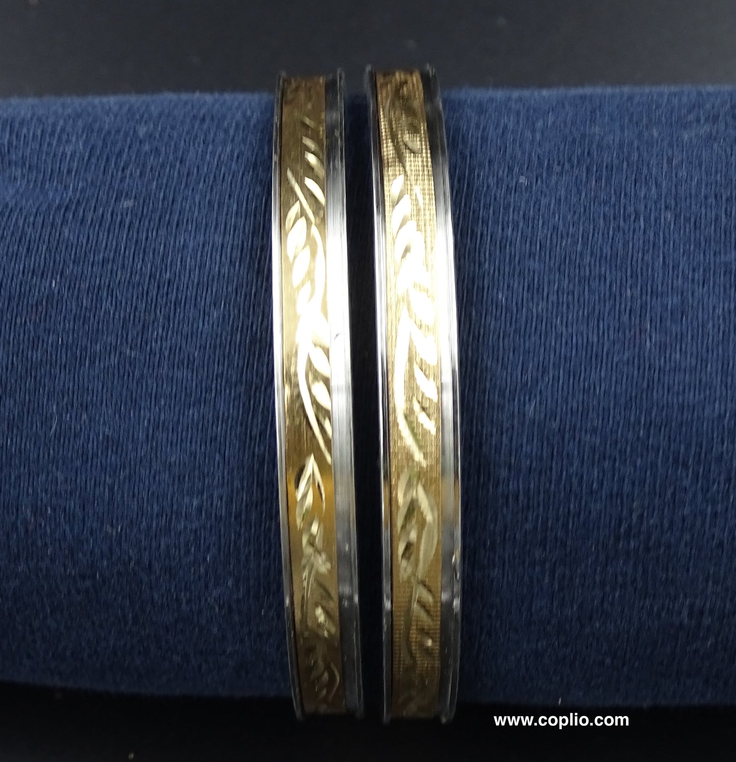 Gold Plated Path Loha Noa Bangle.