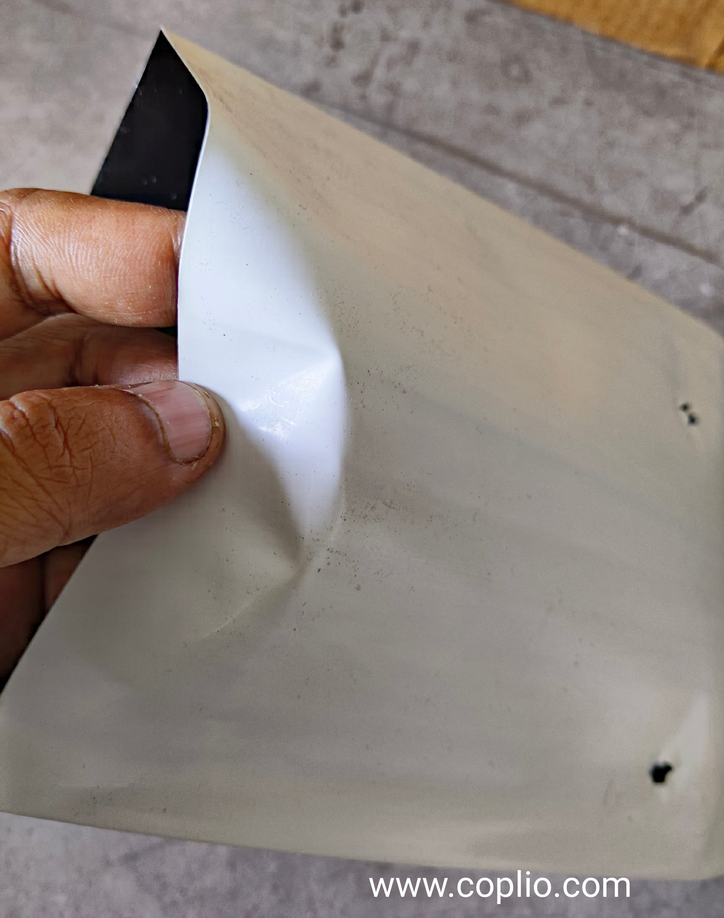 Realplant UV Treated Poly Grow Bag 6x8 inch for Terrace Gardening, White Outside Black Inside, Thick long lasting (pack of 5)