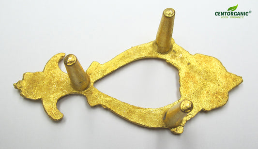 Centorganic Pure Brass Shankh Stand (For 3.5 to 4 inch shankh)