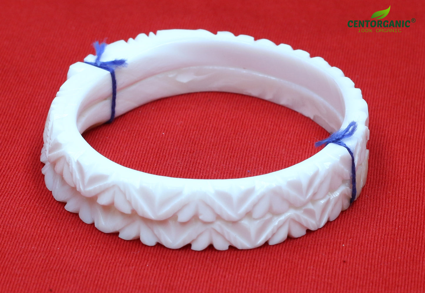 Centorganic sankha pola bangles for women, 1 pair of sankha, 1 pair of red pola, 1 Sabitri noa, 1 Iron noa, (Design code: CSBM09)