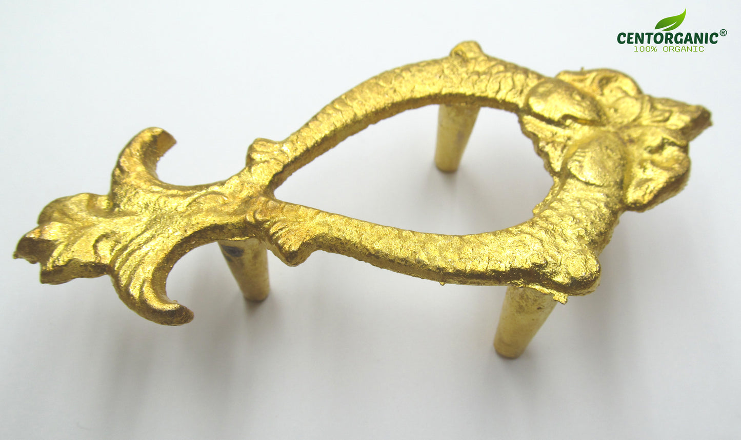 Centorganic Pure Brass Shankh Stand (For 3.5 to 4 inch shankh)