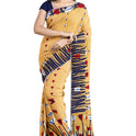 Dhakai Soft Jamdani Bengal saree for women Light Brown Colour All Over Tulip weaving Design