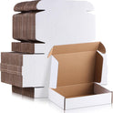 Premium quality 15X11.5X1.5 inch self-lock white laminated 3ply corrugated box Pack of - 3