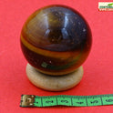 Centorganic Tiger's Eye Sphere Ball, Natural Tiger's Eye Crystal Polished Stones, Polished Reiki Crystal Ball, Tiger's Eye Healing Globe, Reiki semi-precious Stones Crystal 40mm Size (150-200 Gm Weight)