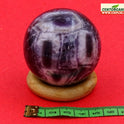 Centorganic Amethyst Sphere Ball, Natural Amethyst Crystal Polished Stones, Polished Reiki Crystal Ball, Amethyst Healing Globe, Reiki semi-precious Stones Crystal 50mm Size (250-300 Gm Weight)