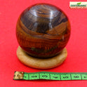 Centorganic Tiger's Eye Sphere Ball, Natural Tiger's Eye Crystal Polished Stones, Polished Reiki Crystal Ball, Tiger's Eye Healing Globe, Reiki semi-precious Stones Crystal 50mm Size (200-250 Gm Weight)