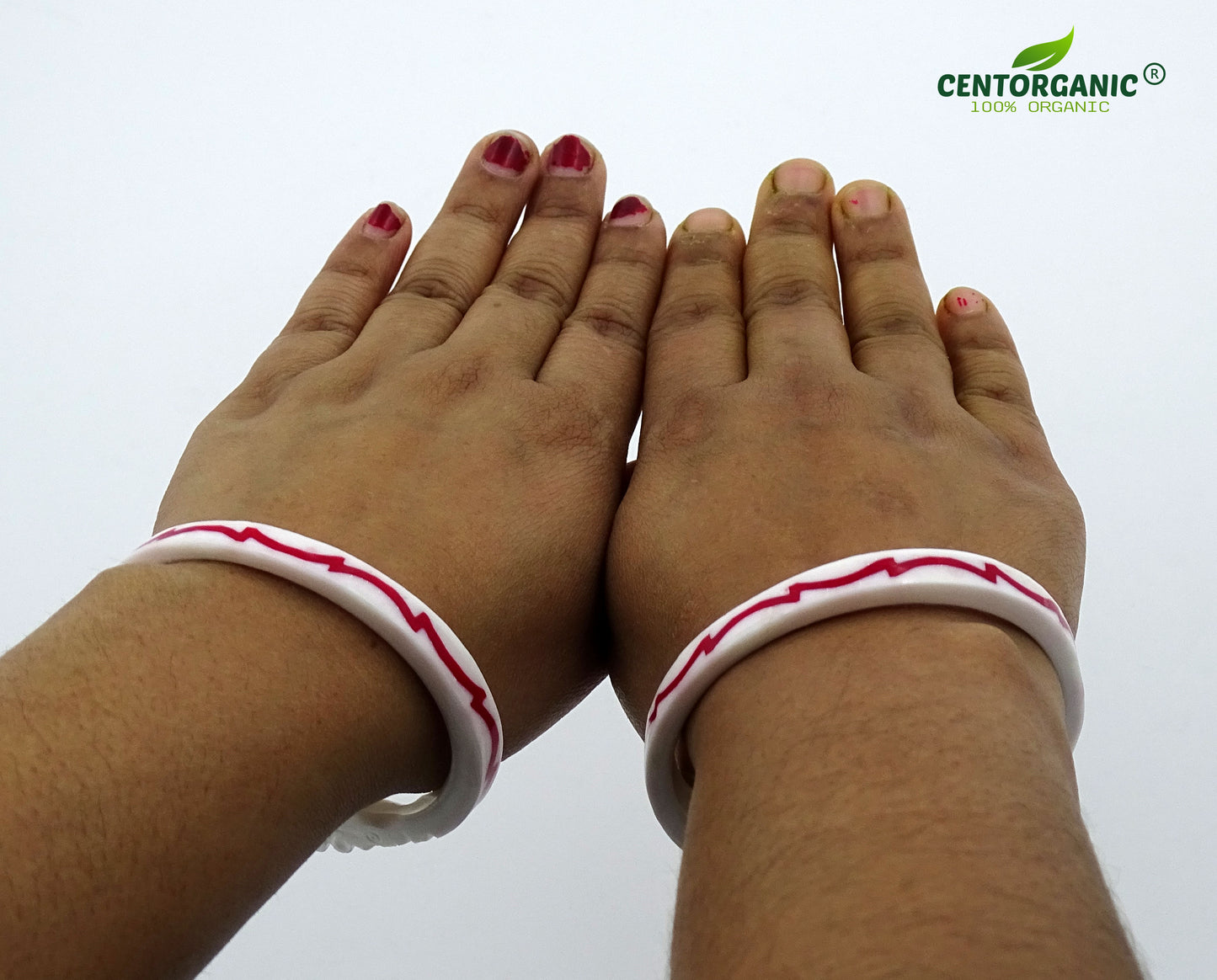 Centorganic Original Sakha Pola pasting bangles for women (Design code: CSPPA)