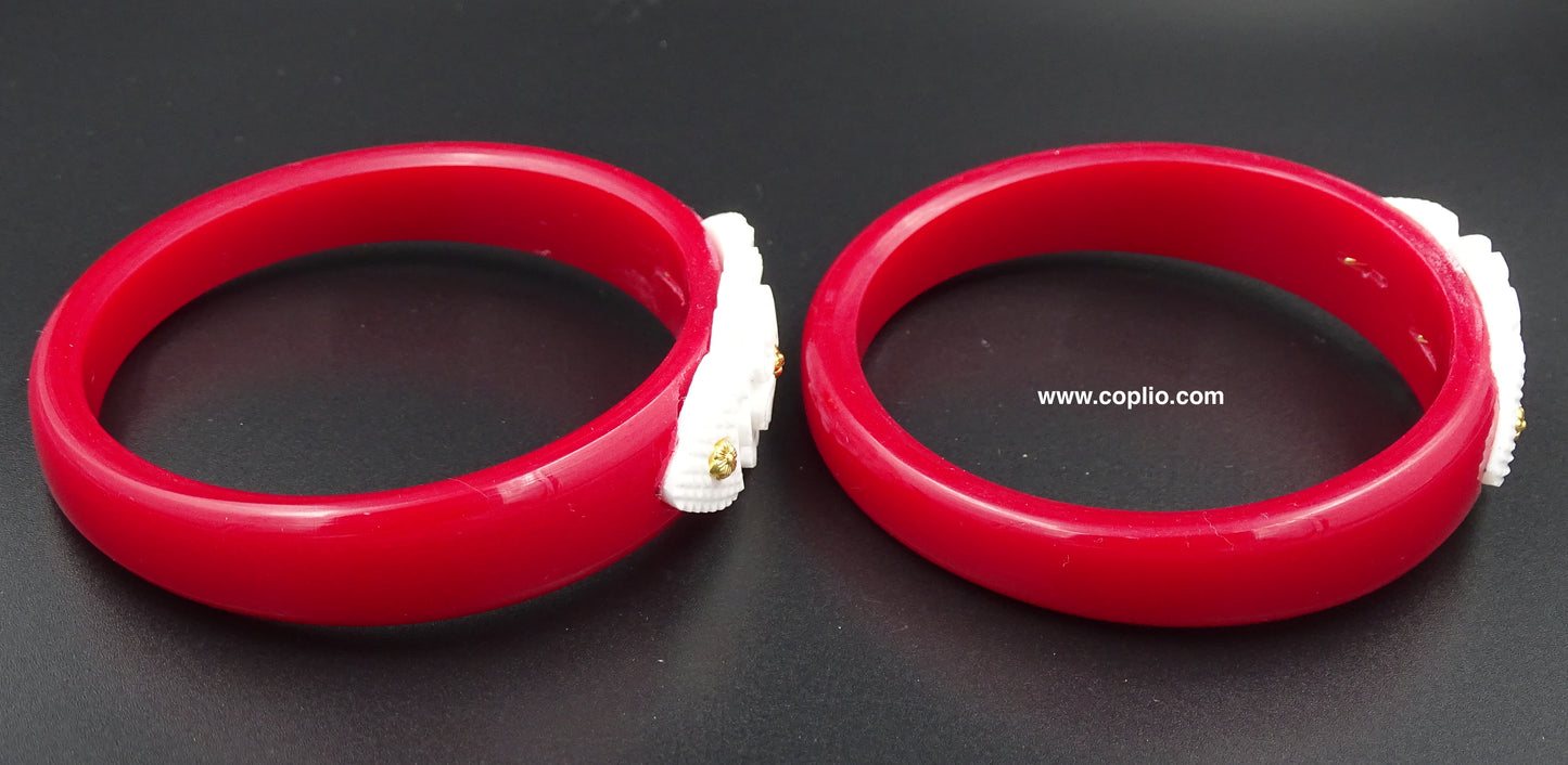 Centorganic Sankha Mukh Bonded on Pola for Women. (Design code: SPPAS50)