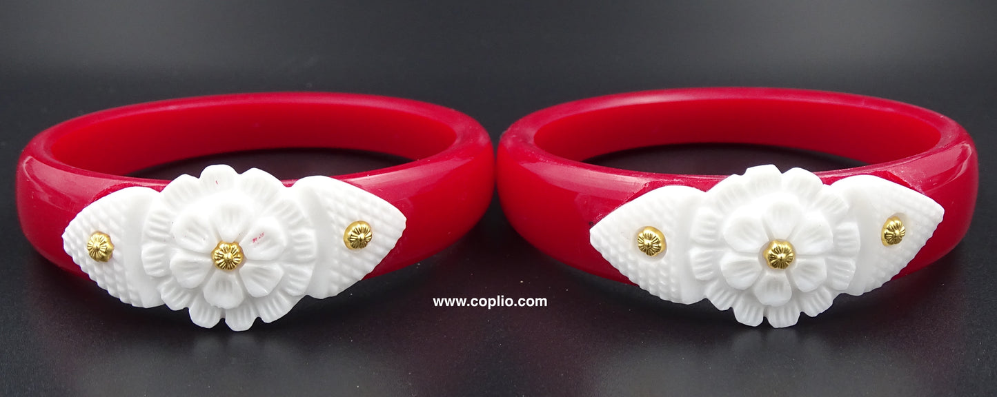 Centorganic Sankha Mukh Bonded on Pola for Women. (Design code: SPPAS50)