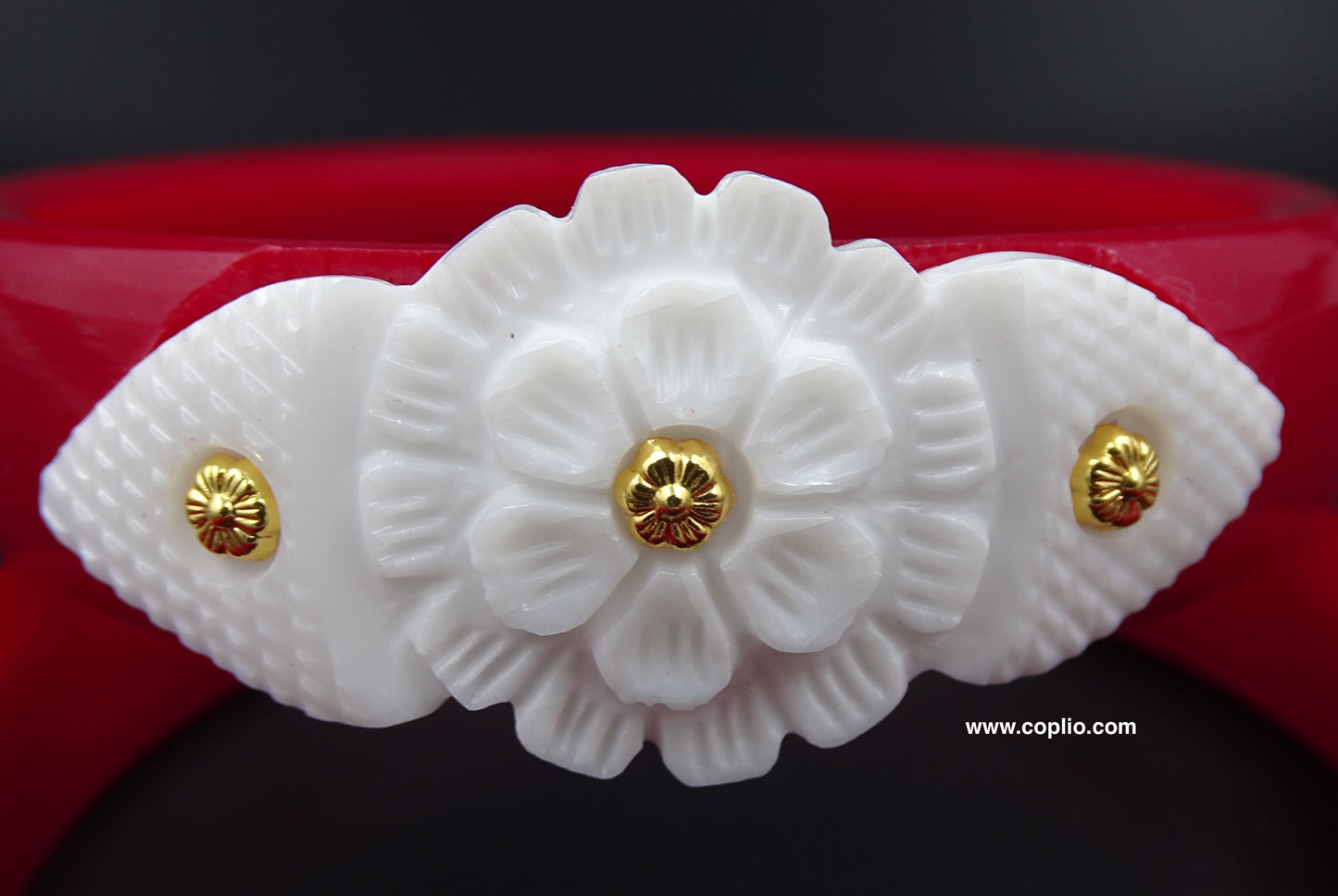 Centorganic Sankha Mukh Bonded on Pola for Women. (Design code: SPPAS50)