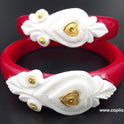 Centorganic Sankha Mukh Bonded on Pola Bangle for Women. (Design code: SPPAS51)
