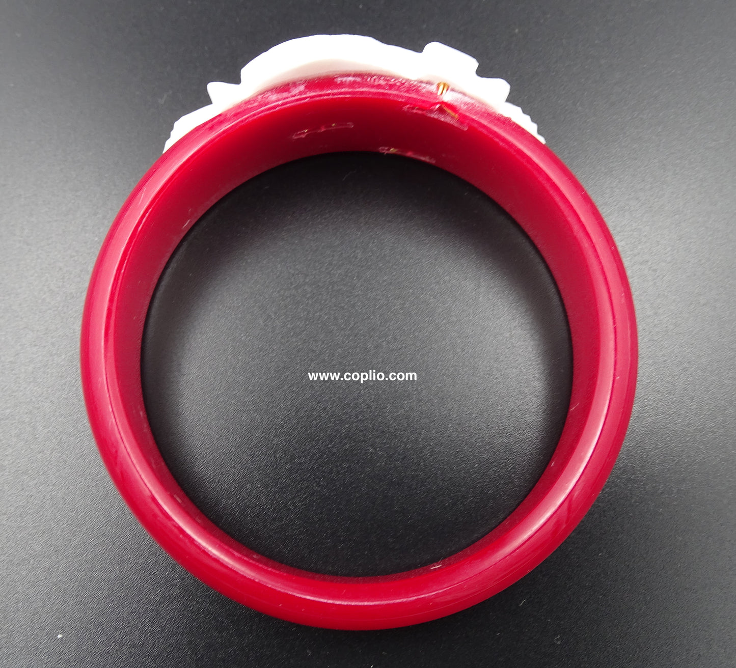 Centorganic Sankha Mukh Bonded on Pola Bangle for Women. (Design code: SPPAS51)