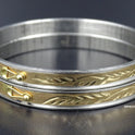 Gold Plated Path Loha Noa Bangle.