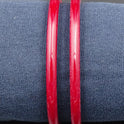 Traditional Bengali Plain Pola Bangle, Dark Red (Thickness 5mm)