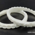 Centorganic Original Baby sakha conch shell bangle, one pair, for 6 months to 1 year child (design may vary)