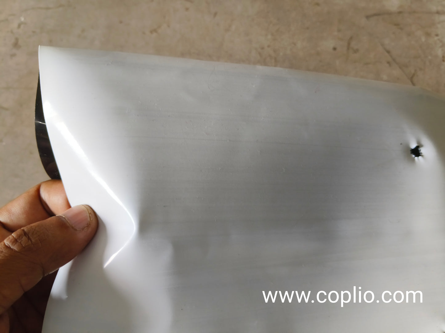 Realplant UV Treated Poly Grow Bag 7x9 inch for Terrace Gardening, White Outside Black Inside, Thick long lasting (pack of 5)