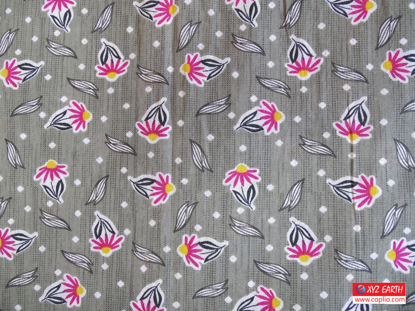 Nighty for Women Cotton Printed, Free Size, Grey Colour (Pack of 1)
