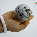 Centorganic Rainbow Moonstone Sphere Ball, Natural Rainbow Moonstone Polished Stones, Polished Reiki Crystal Ball, Rainbow Moonstone Healing Globe, Reiki semi-precious Stones Crystal 60mm Size (300-350 Gms Weight)