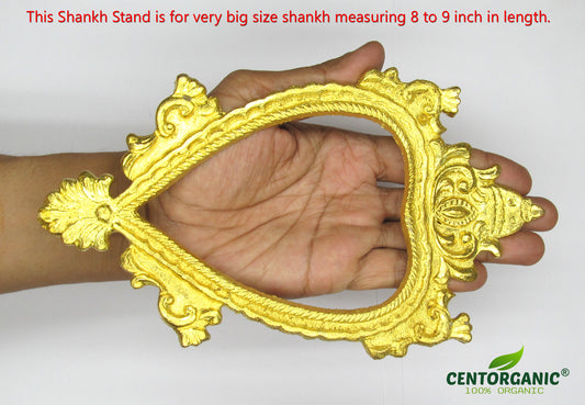 Centorganic Pure Brass Shankh Stand (For 8 to 9 inch shankh)