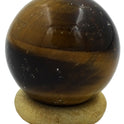 Centorganic Tiger's Eye Sphere Ball, Natural Tiger's Eye Crystal Polished Stones, Polished Reiki Crystal Ball, Tiger's Eye Healing Globe, Reiki semi-precious Stones Crystal 40mm Size (150-200 Gm Weight)