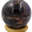 Centorganic Amethyst Sphere Ball, Natural Amethyst Crystal Polished Stones, Polished Reiki Crystal Ball, Amethyst Healing Globe, Reiki semi-precious Stones Crystal 60mm Size (350-400 Gm Weight)