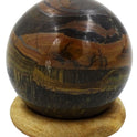 Centorganic Tiger's Eye Sphere Ball, Natural Tiger's Eye Crystal Polished Stones, Polished Reiki Crystal Ball, Tiger's Eye Healing Globe, Reiki semi-precious Stones Crystal 50mm Size (200-250 Gm Weight)
