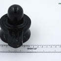 Centorganic AAA quality Pure Natural Margaj Stone Shivling / Black Aventurine Quartz Shiva Lingam for Home Puja with lab test certificate (550 - 600 Grams)