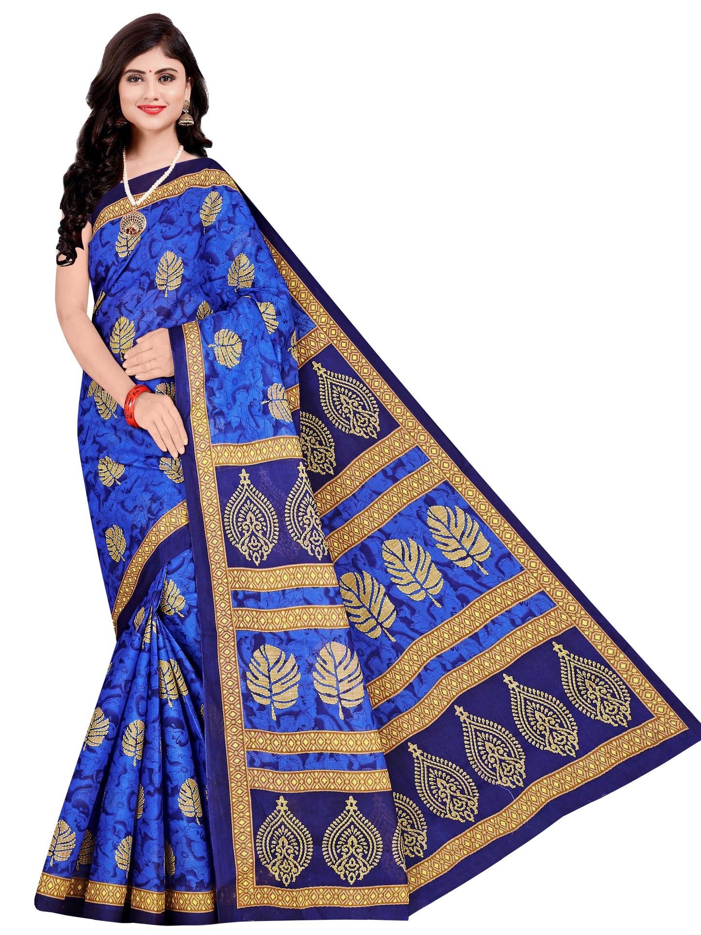 Pure Cotton Saree for Women, Casual Wear (Item Code: XYZCCSKR13)