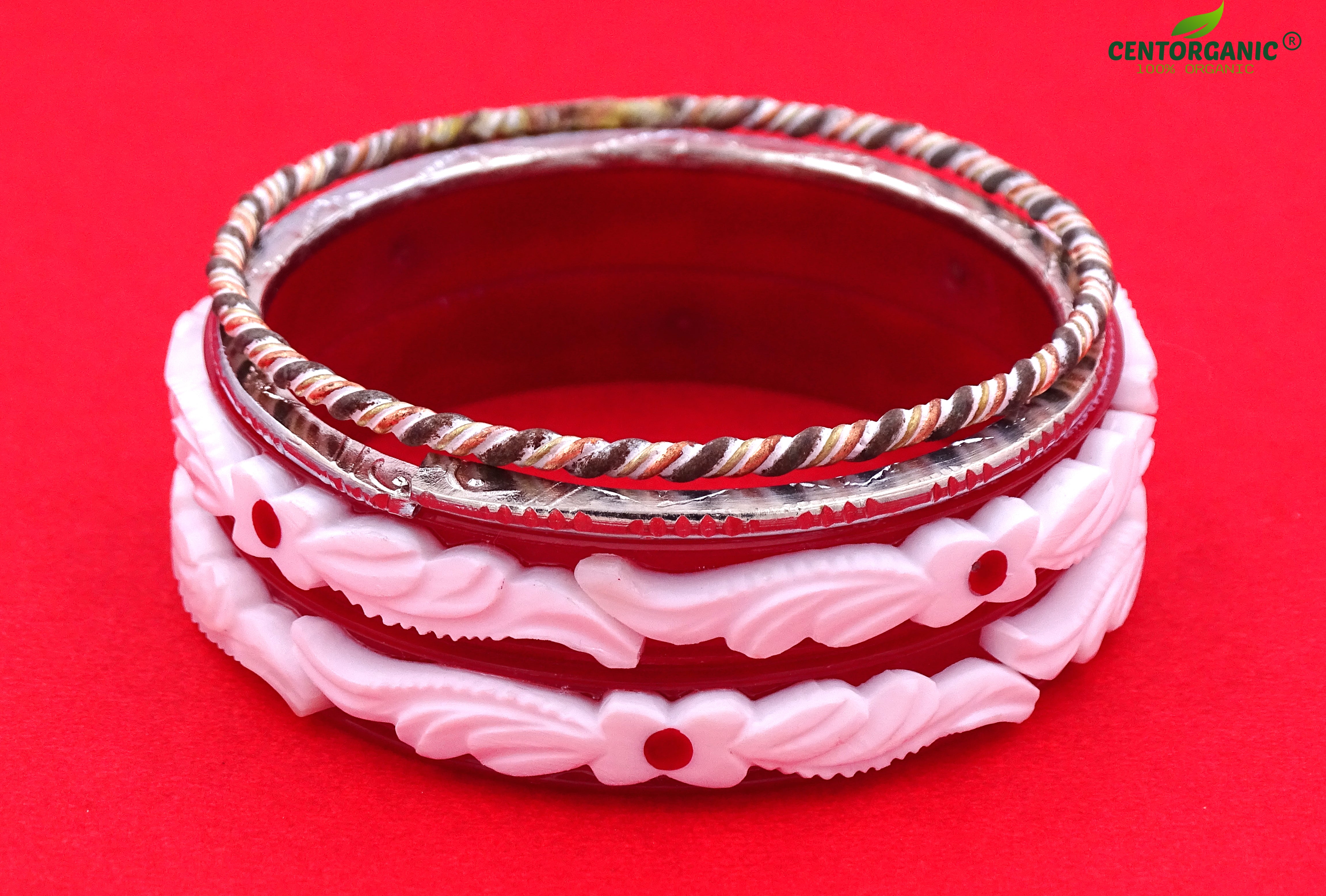 Red pola clearance bangles online