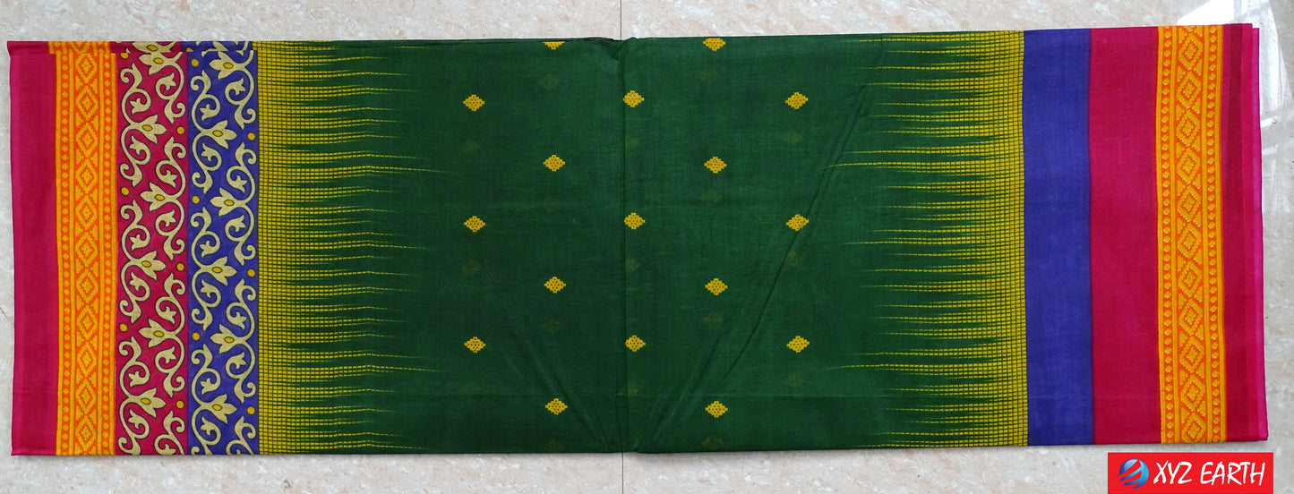 Pure Cotton Saree for Women, Casual Wear (Item Code: XYZCCSKR3)