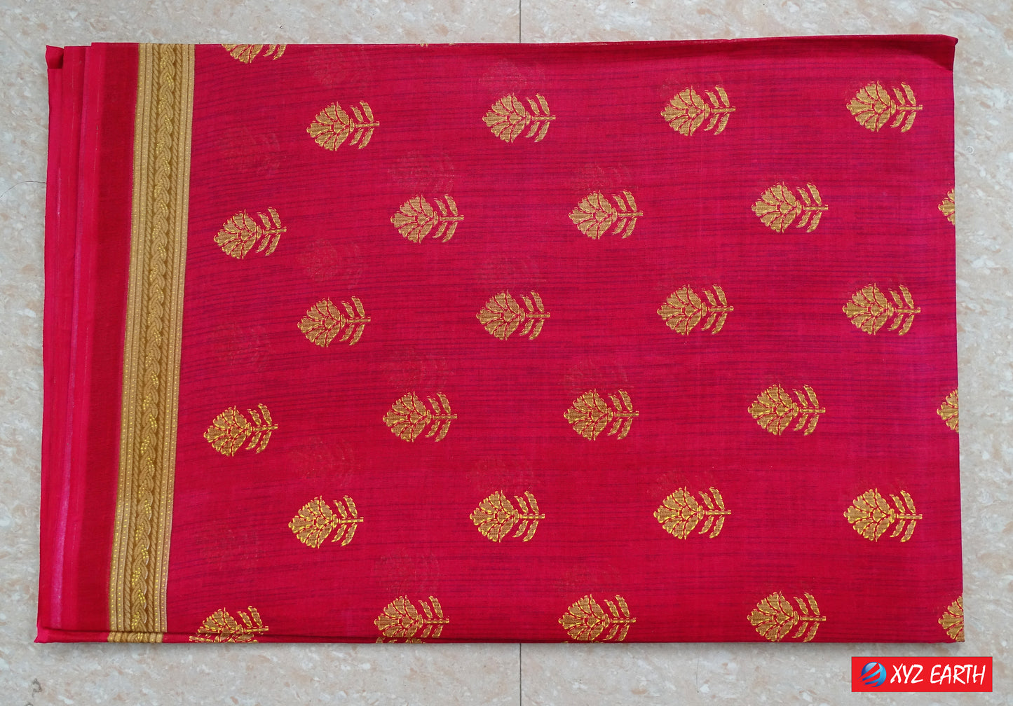 Pure Cotton Saree for Women, Casual Wear (Item Code: XYZCCSKR7)