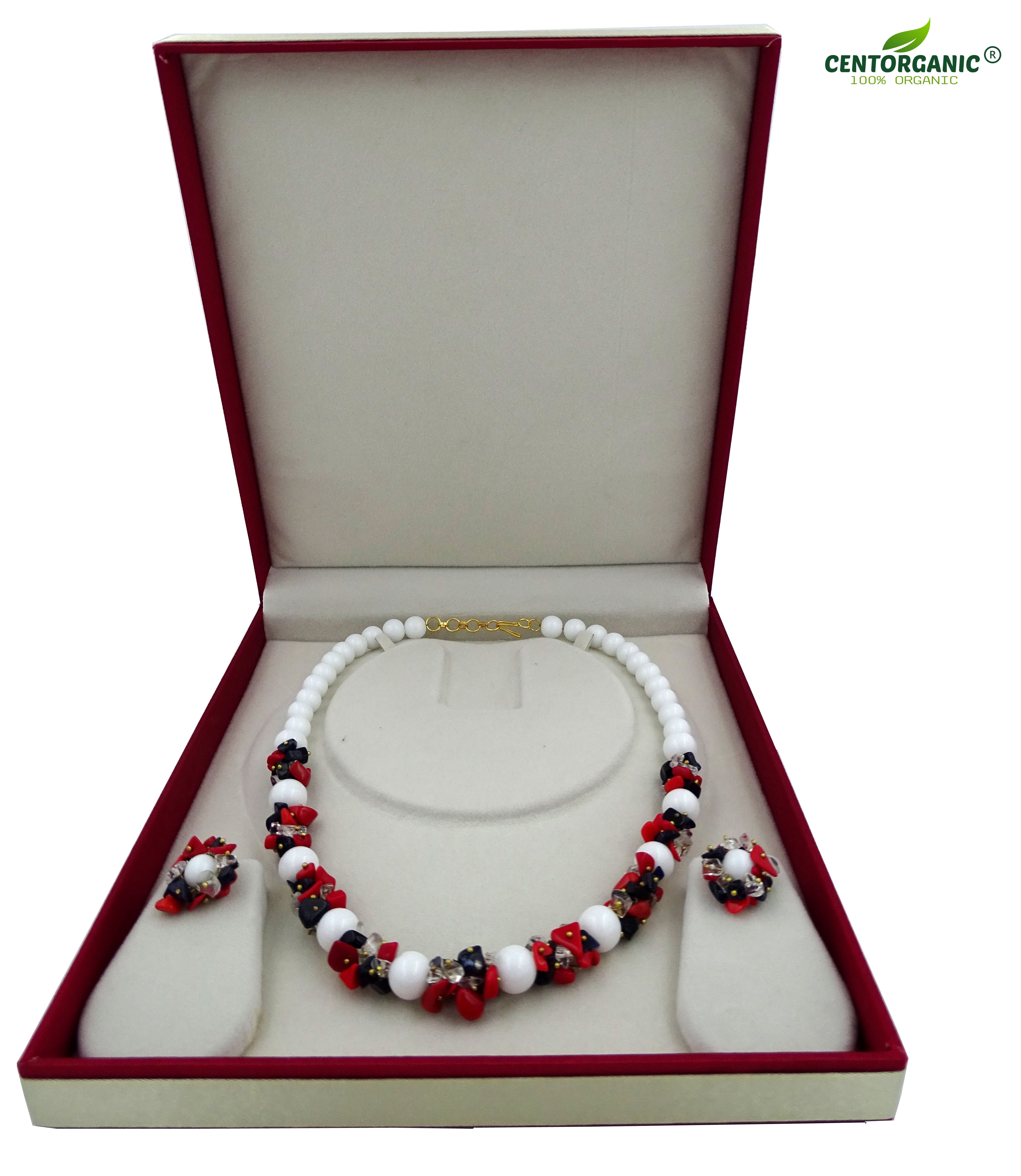 Crystal beads necklace online on sale shopping