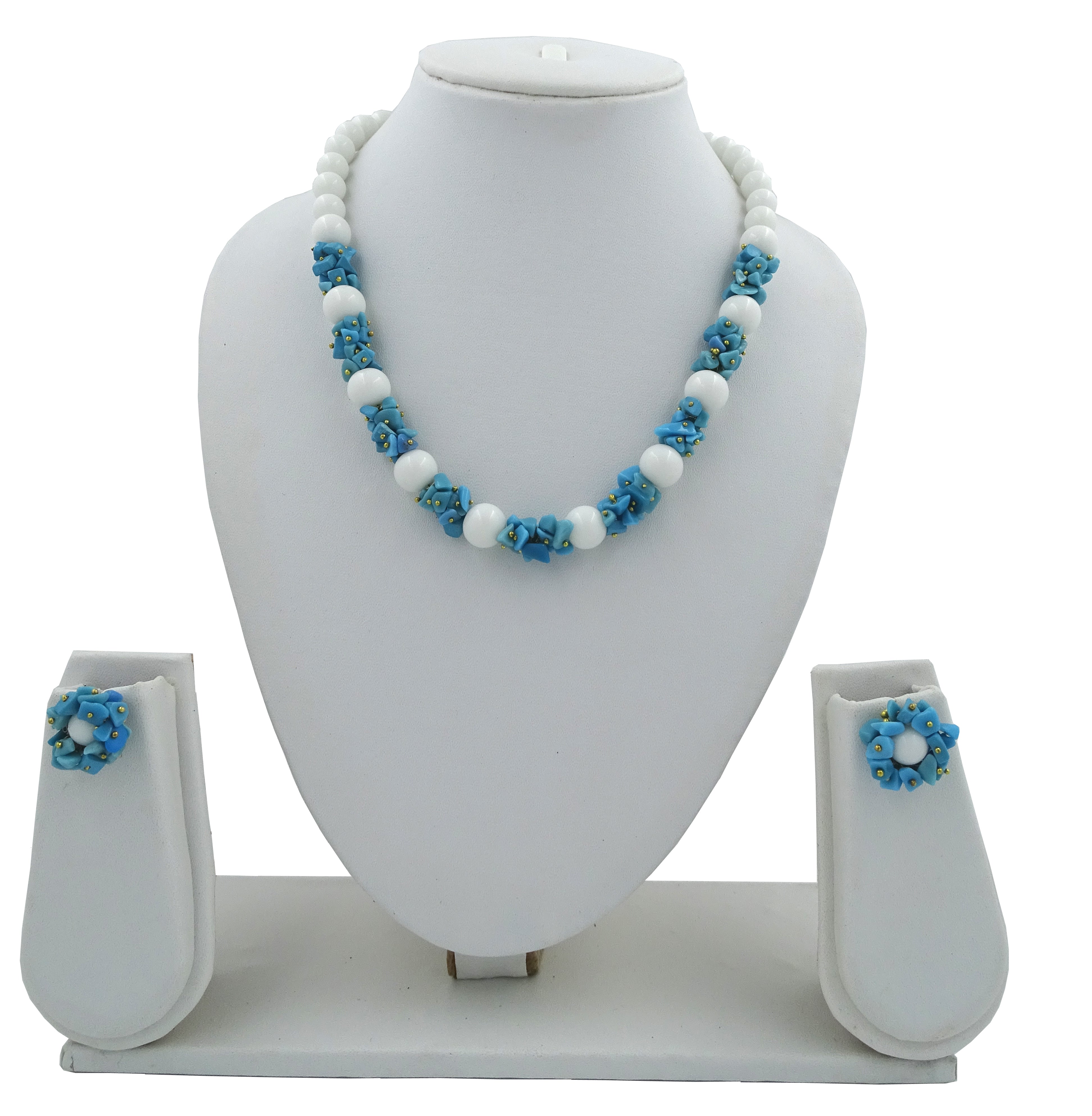 LOVELY PEACOCK RAM PARIVAR CRYSTAL BEAD NECKLACE SET UC-NEW3322 – Urshi  Collections